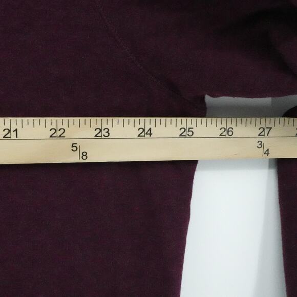 Polo Ralph Lauren Sweater Mens XL Burgundy Quarter Zip Embroidered Pony Preppy - Picture 12 of 15